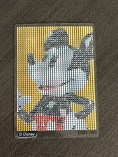 2023 Card Fun Disney 100 Joyful Lattice Double Sided Mickey Mouse #D100-LR01 picture