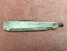 VTG 1920s Remington UMC Mother of Pearl  3-Blade Pocketknife Nail File Lobster  picture
