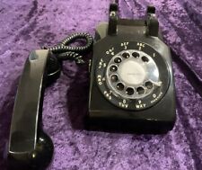 Western Electric Rotary Dial Desk Phone Bell System 1965’ish Vintage Black picture