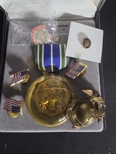 Military lot - 2 Duffle Bags USGI -Various Medals /Pins Etc- . picture