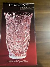 NIB ImprtialCrystal Vase 7”H 24% Lead crystal 1998 Vintage picture