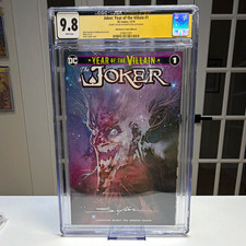 DC Comics Joker: Year of the Villain #1 (2019) - CGC 9.8 SS Sejic Signed picture