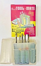Vintage 10 in 1 Tool Mate Screwdriver Set in Case picture