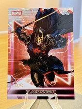 2026 Topps Neon Marvel Black Knight Rainbow Bridge Foil /62 #149 picture