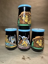 1994 Welch’s Disney Lion King Jelly Jars Lot of 4 Full Collectible Glass Glasses picture