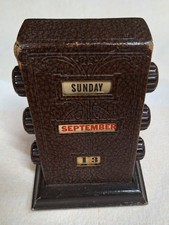 Vintage Memory Masterpieces Perpetual 1930s Desk Calendar picture