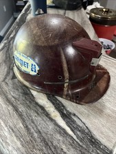 VTG MSA Skullgard Hard Hat Miners Helmet Mine Safety Carmet Tool CO Sticker PA picture