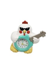 Vintage 1990s Rhythm Rock N Chicken Guitar Alarm Clock Animated Working Japan picture