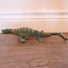 DAMAGED Mosasaurus Dinosaur Schleich Figure Jurassic 2020 Hinged Jaw 15026 picture