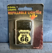 Vintage Kalan Cool Lights US Route 66 Refillable Lighter picture