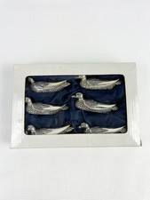 Vintage Silea France Silverplated Duck Knife Rests Silverware stands Set Of 6 picture