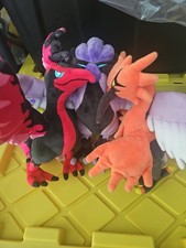2020 Pokemon Center Articuno NWT, Moltres And Zapdos Poseable Plushie Lot picture