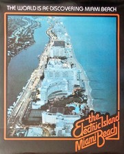 MIAMI BEACH THE ELECTRIC ISLAND 79 original travel tourism poster 22x28 no repro picture