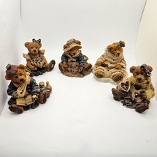 VTG Boyds Bears & Friends Figurine Lot-5 Resin Teddy Bears Bearstone Collection picture