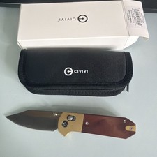Civivi Knives Yonder C25026-1 Guibourtia Wood 14C28N Knife picture