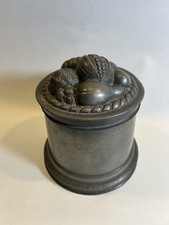 LARGE ANTIQUE 1800's ENGLISH PEWTER ICE CREAM BANQUET PUDDING MOLD 6.10 LBS picture