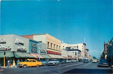 Visalia California Main Street 1950s Vintage Postcard Royal Pictures picture