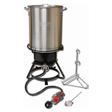 Metal-Fusion Import 29 Quart Aluminum Turkey Frying Cooker Package w/38,000 BTU picture