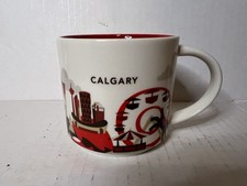 Starbucks Calgary Mug You Are Here Collection 14 oz Coffee Cup Canada YAH 2014⁠ picture