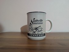 Nashville Tennessee Music City U.S.A. Souvenir Coffee Mug Gray Blue Interior picture