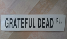 Vintage Custom Grateful Dead Pl. Porcelain Street Sign picture