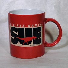 Vintage T Rex Named Sue Mug Dinosaur Fielding Museum Chicago Jurassic 10 oz picture