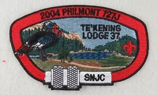 2004 Philmont Te'Kening Lodge 37 Garden State Council Council BLK Bdr. [EX763] picture