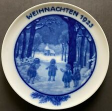 RARE  1923 Rosenthal (Selb-Bavaria) Christmas Plate Children in the Wood 8.7