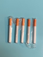 5 pack — Metal, One-Hit Herb Pipe — ~3 inch long picture