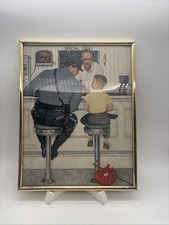 Vintage Norman Rockwell - The Runaway - Framed Art Print picture