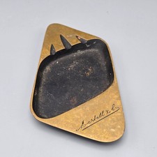 1950s Jacques Lauterbach Patinated Bronze Ashtray or Vide Poche - Martell Cognac picture
