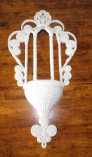 Vintage Burwood Syroco Plastic Wall Pocket Basket Decor picture