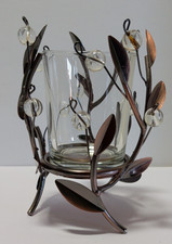 Partylite 3-Legged Leaf and Berry Votive Holder picture