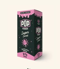 POP Cones - Super Sweet - Unbleached Cones - 1 1/4 - Case Of 400 picture