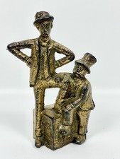 VTG Early 1900s A.C. Williams MUTT & JEFF Comic Cast Iron Still Bank -Bud Fisher picture
