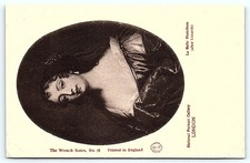 Postcard Antique postcard: La Belle Hamilton, NPG London picture