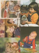 CHILDREN CHILDREN CHILDREN Real Photo 250 Postcards 1960-1990 Period (L3803) picture