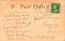 1913 Boyd Minnesota Postmark Lac qui Parle County Birthday Postcard MN picture