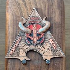 Bravo Company Berserkers Skal Bottle Opener Challenge Coin  M#22 picture
