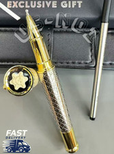 MONTBLANC Writers Edition Robert Louis Stevenson LE Gold Silver Rollerball Vip⚡ picture