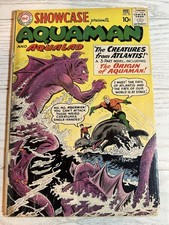 Showcase #30 Aquaman Origin Aqualad Creatures Atlantis DC 1961 Silver Age Key picture
