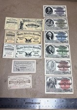 1893 Worlds Columbian Exposition Entrance Tickets Set Of 11 Rare picture