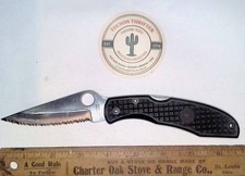 Spyderco Endure ClipIt Serrated G-2 stainless pocketknife Seki City Japan picture