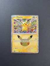 Pokémon TCG Pikachu 040/128 18/30 30th Celebration Shinji Kanda Holo NM picture