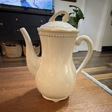 Princess House Vintage Pavillion Ceramic Coffee Pot With Lid 8 7/8
