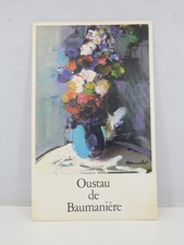 Oustau De Baumaniere Restarant Vintage Collectable Menu Art Cover 1981 picture