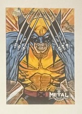 2020 UD Marvel X-Men Metal Universe Wolverine AP Sketch Card by Rich Hennemann picture