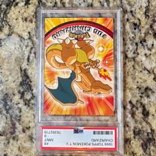 Topps 1999 Pokémon T.V. Charizard #6 PSA 9  picture