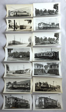 C. 1948 Philadelphia Suburban Transit Co Trolley Streetcar Photo Lot Of 14 picture