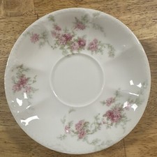 Antique Theodore Haviland Limoges Pink Asters Tea Cup Saucer Only Replacement picture